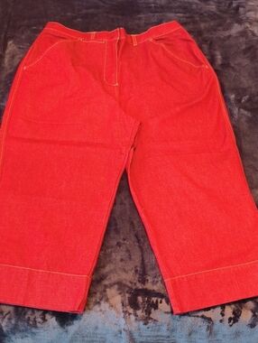 Faded Glory Bordeaux Stretch Waistband Pants #0090